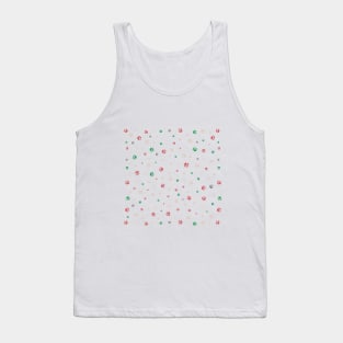 Doodle paw prints seamless pattern Tank Top